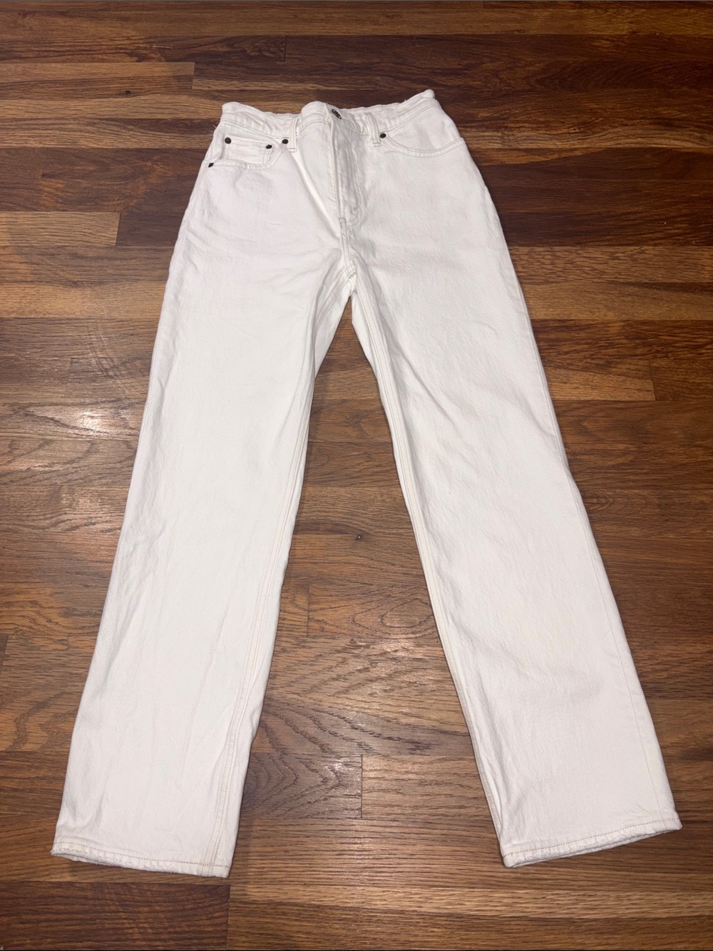 Abercrombie & Fitch the 90s straight ultra high rise jeans